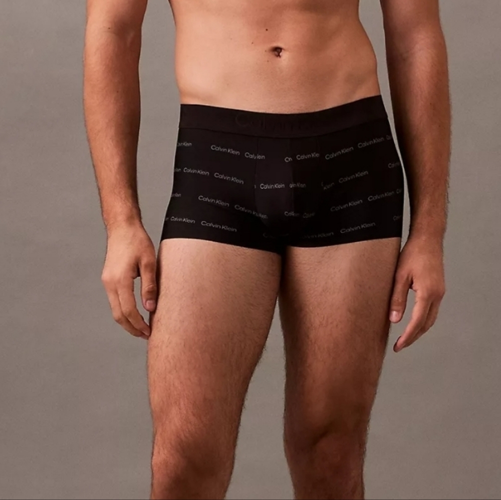 CK Black Prints Low Rise Trunk